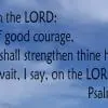 Wait On The Lord