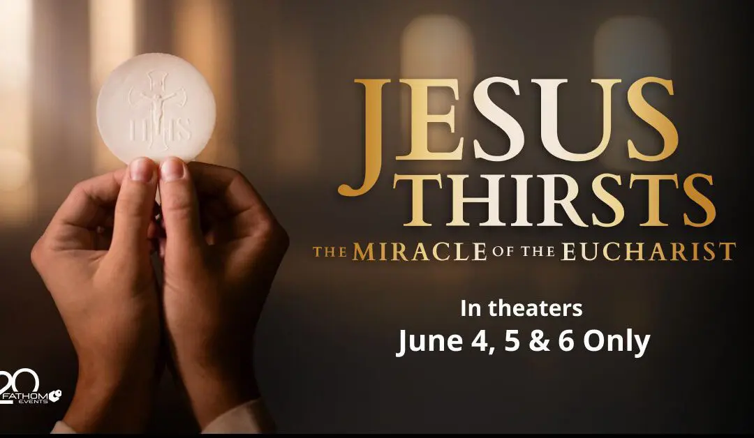 Jesus Thirsts, As Do We All