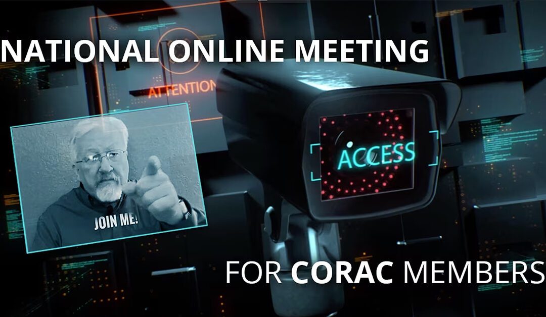 CORAC National Zoom Session Invitation